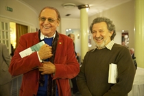 Renzo Arbore e Piergiorgio Odifreddi